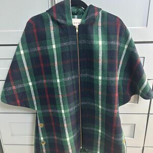 Anthropologie Plaid Winter Coat